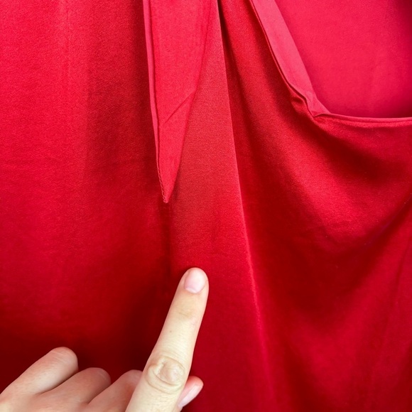 Mother of All Rose Midi Dress in Red Size L - Picture 4 of 15